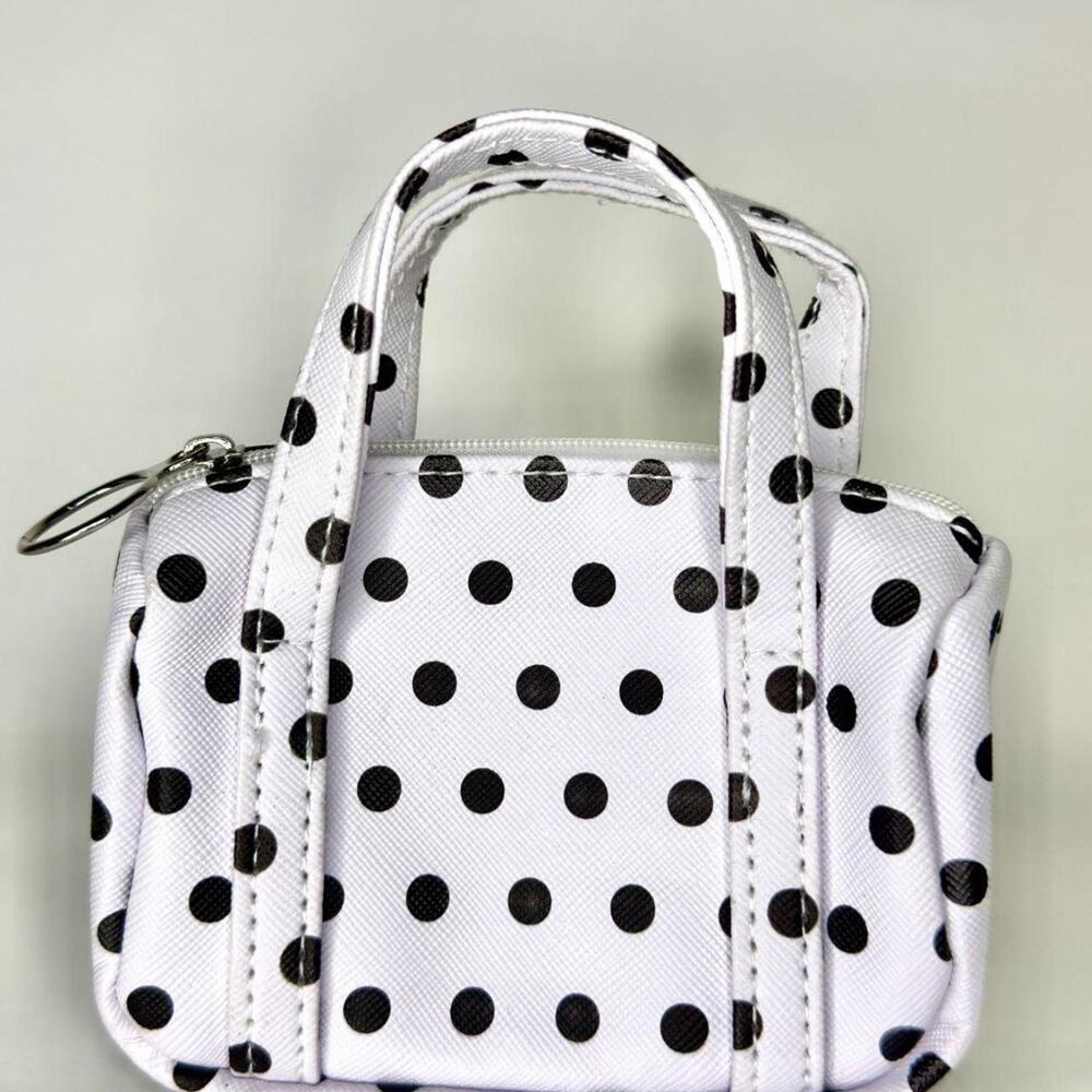 Black & White Polka Dot Mini Bag